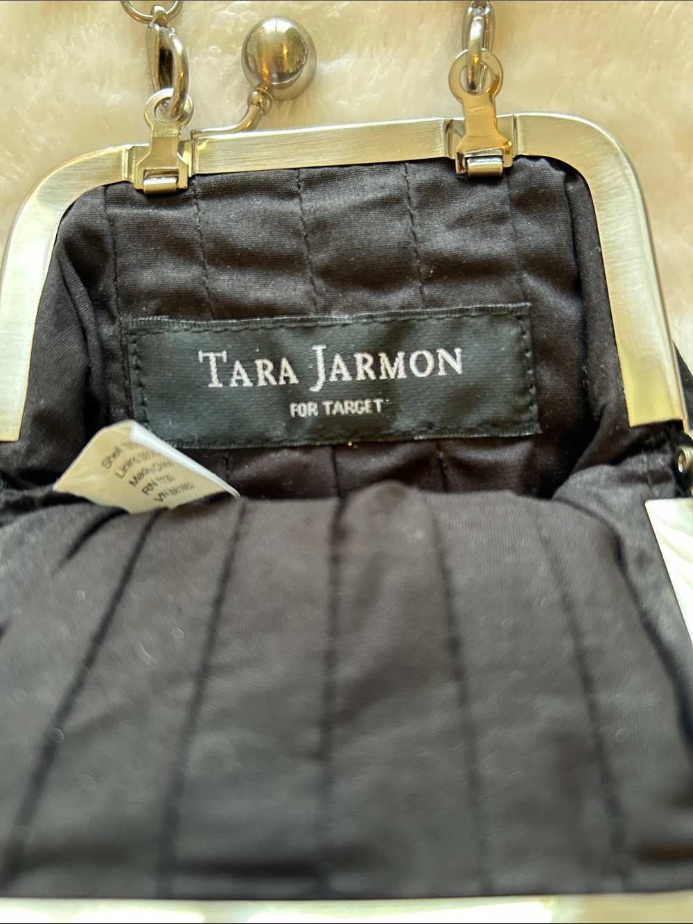 Tara Jarmon For Target Small Black Kiss Lock Bag - Picture 2 of 6